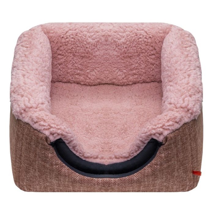 Дом КУБ-ТРАНСФОРМЕР КОМФОРТ малый вид 1 розовый ZooMoDa