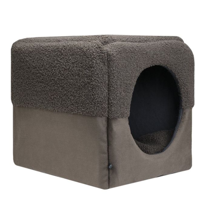 Дом КУБ-ТРАНСФОРМЕР КОМФОРТ малый вид 3 коричневый ZooMoDa