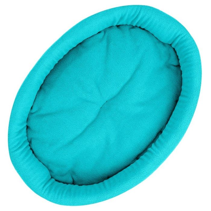 Лежанка   ЗООМИРОВО малая флис  вид 4 бирюза ZooMoDa