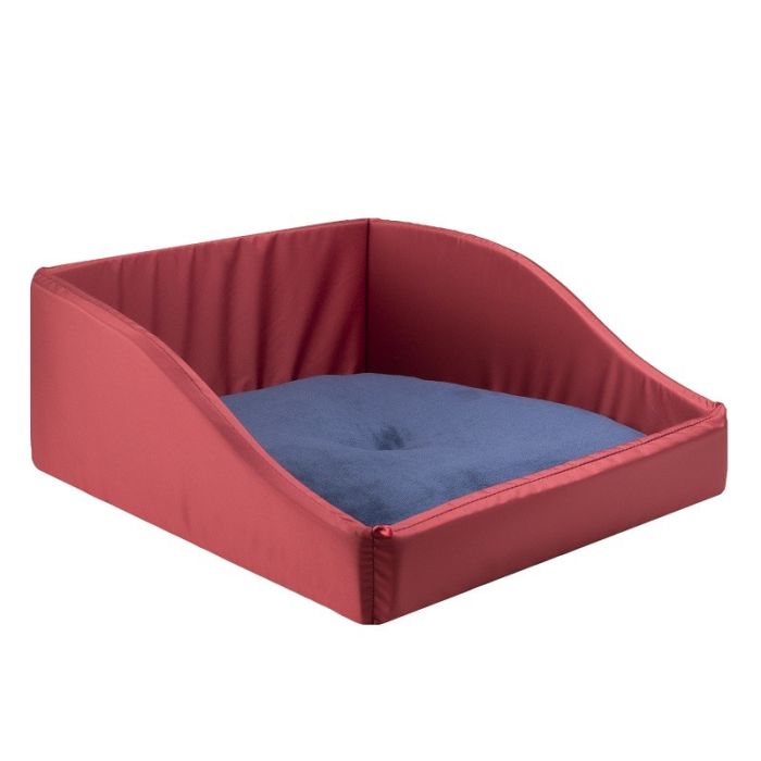 Лежанка БОНИ 40*40  вид 5 бордо  ZooMoDa
