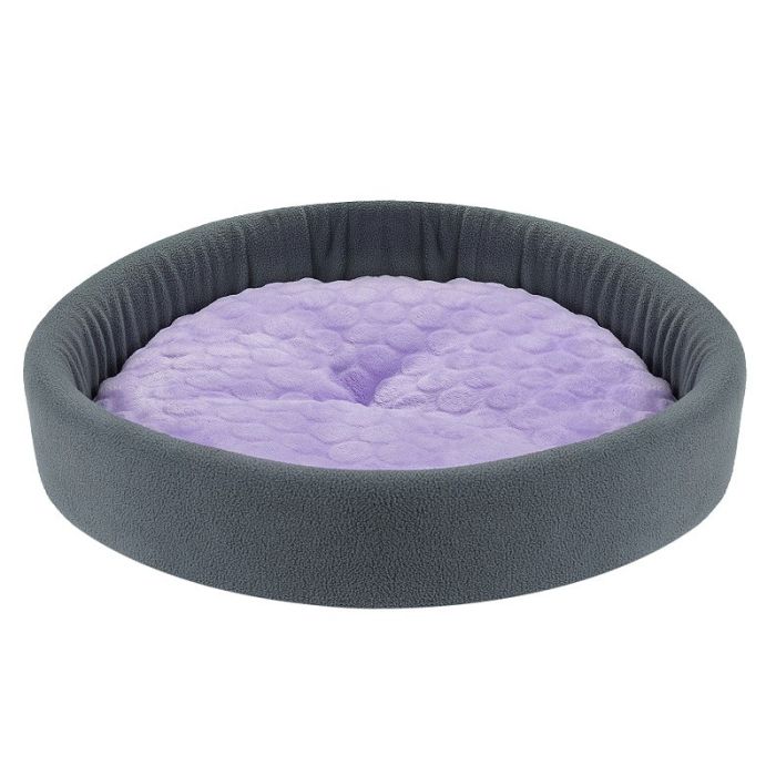 Лежанка   ГЛОРИЯ круглая флис 41*10см  ZooMoDa